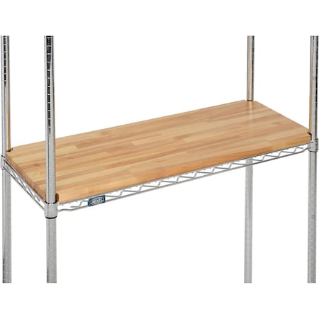 John Boos & Co Wire Shelf, 24 in W, 14 D, Brown HDO-1424V-N